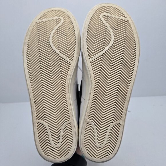 Nike | Blazer '77 white leather black sporty low-top platform sneakers | WMS 6 - Picture 11 of 11